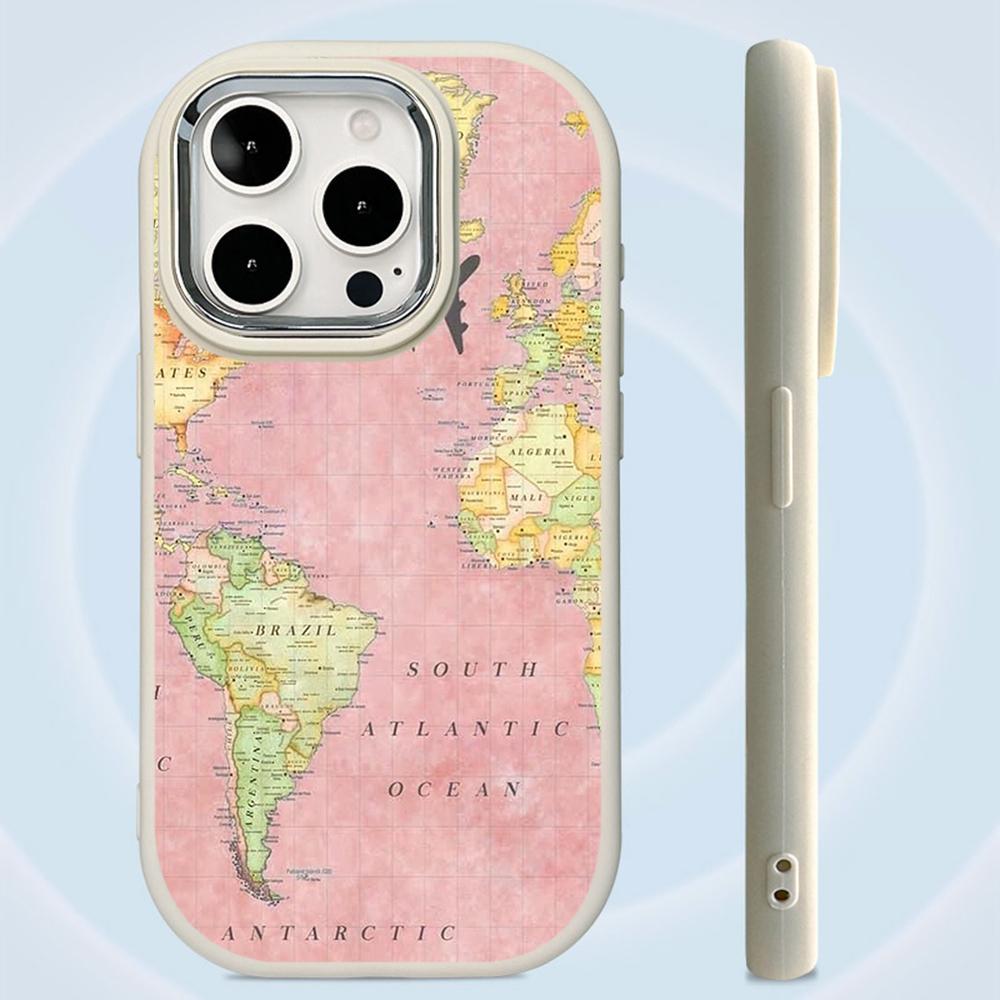 LZ24 Map airplane trajectory art Soft Phone Case for Samsung S24 Ultra S23 Plus S21 A16 A54 A34 A05 Infinix Hot 40 30 Lens Protection Shockproof Cover