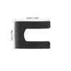 Automotive Universal Oil Pipe Clip Brake Pipe Iron Clip Clips U-Shaped Steel Clip, Handbrake Cable Clip Automobile Accessories