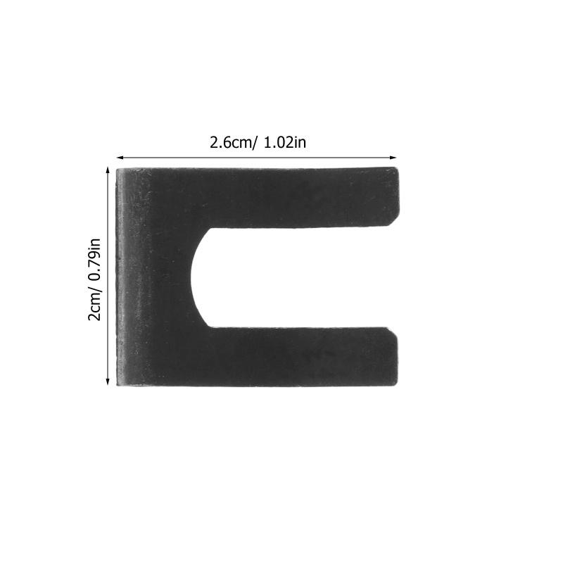 Automotive Universal Oil Pipe Clip Brake Pipe Iron Clip Clips U-Shaped Steel Clip, Handbrake Cable Clip Automobile Accessories