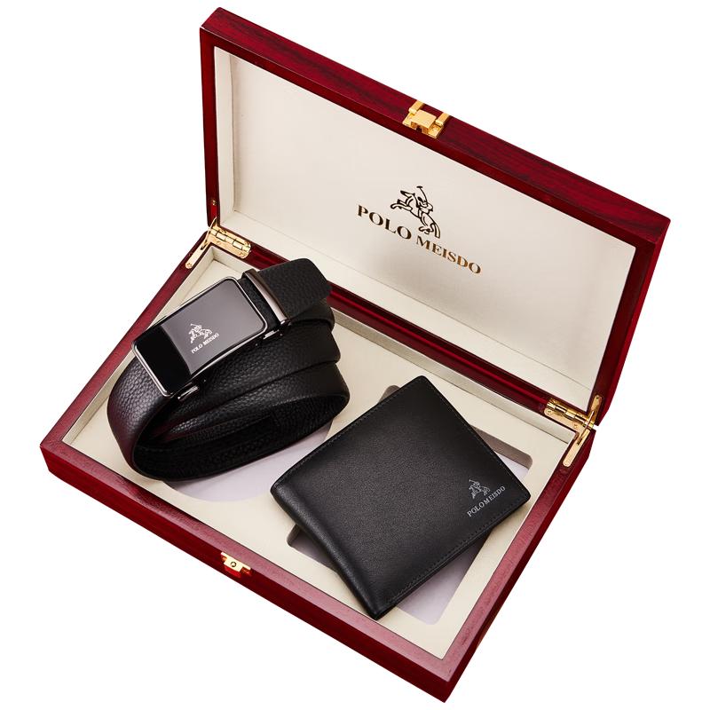 

Men s Genuine Leather Belt & Wallet Gift Set 120cm (Adjustable)