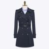 Toluoman Women's Mid-Length Belted Trench Coat