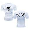 Trendy Sports Fitness Tops Tight Compression Men's Summer Gym Ultra-Light Fitness Fashion Quick-drying Breathable T-shirt Breathable Slim Fit