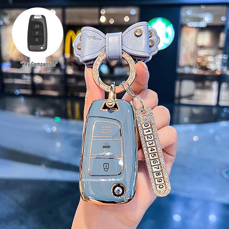 Hyundai Key Case for Ix35, Langdong, Mingtu, Lingdong, Elantra, Yue Dong, Ix25, Reina, Festiva