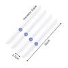 2026 New For VOLKSWAGEN VW 4PCS Transparent Car Door Anti-collision Protector Bumper Strip Sticker For Volkswagen VW Golf 4 6 7