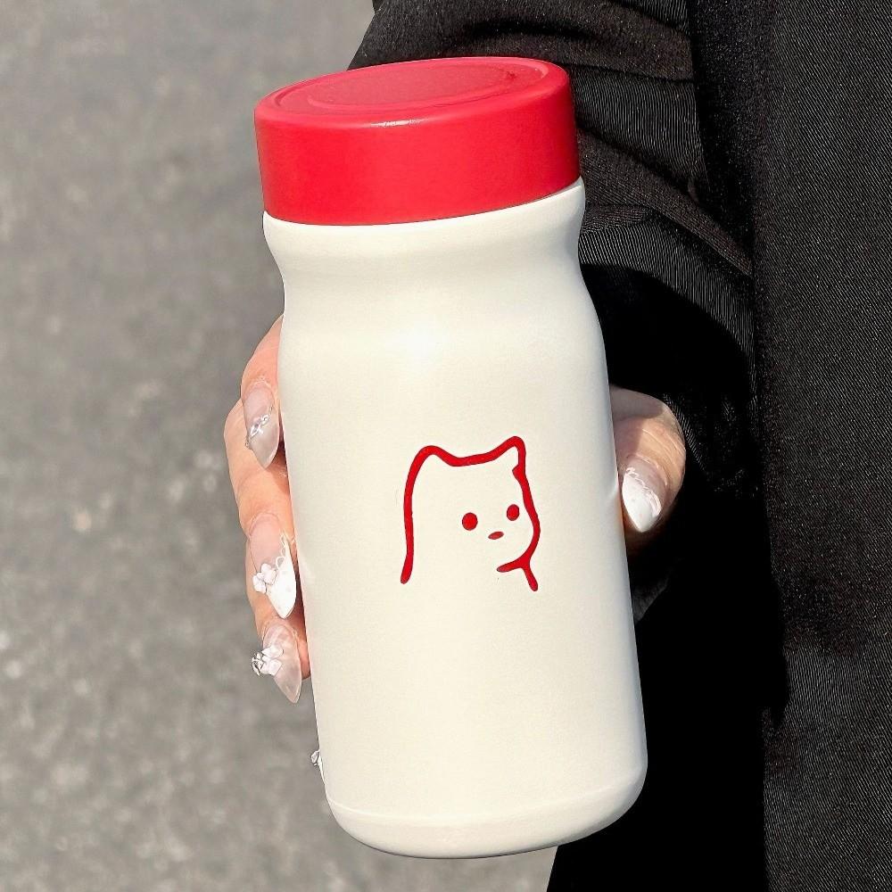 Hochkapazitäts-Katzen-Isolierbecher 320 ml Thermos-Wasserflasche Thermos-Vakuumbecher für Büroangestellte