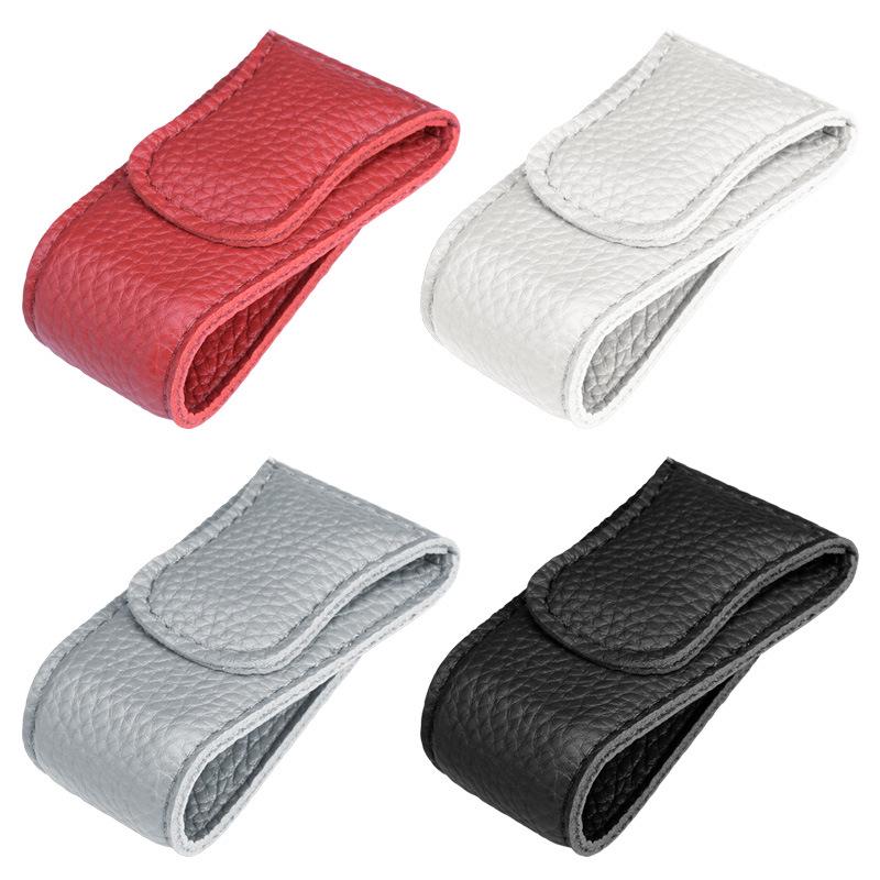 Clip Soporte para Gafas de Sol en Visera de Coche - Almacenamiento para Gafas de Sol y Tarjetas