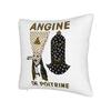 Angine De Poitrine ROCK Band Pillow Case  Square Pillow Cover Funny Cushion Cover For Living Room Sofa