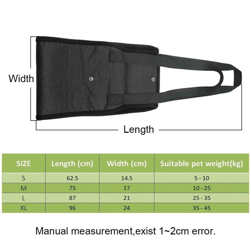 Kjæledyrhund Hjelpebelte Bånd Hjelpefunksjonshemmet Eldre Brystsele Reisebelte Håndtrekk Brystsele