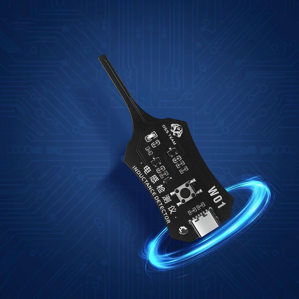 Electromagnetic Induction Quick Fault Check Tool with Indicator Lights Inductance Tester for Phone Motherboard Component Repair