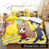 Toradora New Bedding Set Cartoon Anime Adult Kid Bedroom Duvet Cover Sets 3D Kawaii Girls Roupa De Cama Casal