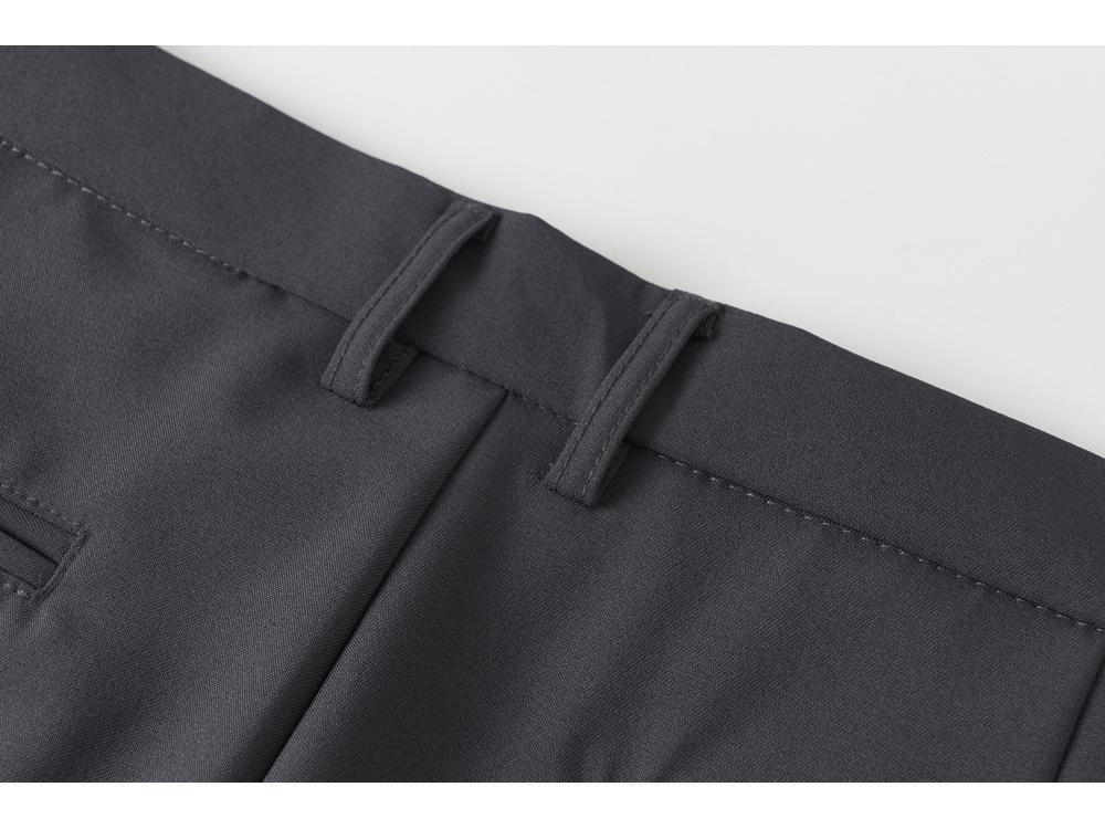 2026 Men's Elastic Ice Silk Straight-Leg Casual Pants for Spring & Autumn - Versatile, Thin, Loose Suit Pants for Middle-Aged & Young Adults.
