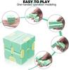 Infinity Cube Fidget Sensory Toy Mini Puzzle Cube Toy Stress Anxiety Relief Magic Puzzle Flip Toy for ADHD Autistic Kids Adult
