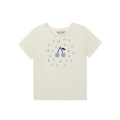 Bonpoint Alcala Girls Kids Short Sleeve Tee S05gtsk00026