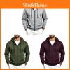 Casual Mens Fleece Hoodie With Zipper Pockets For Winter Outdoor Wear