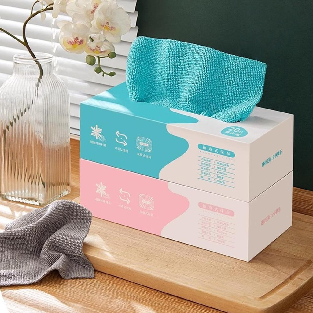 Microfiber Cloth 20 Pieces Super Absorbent Ultra Absorbent Microfiber Cleaning Towels For Kitchen Bathroom Car Window Glass