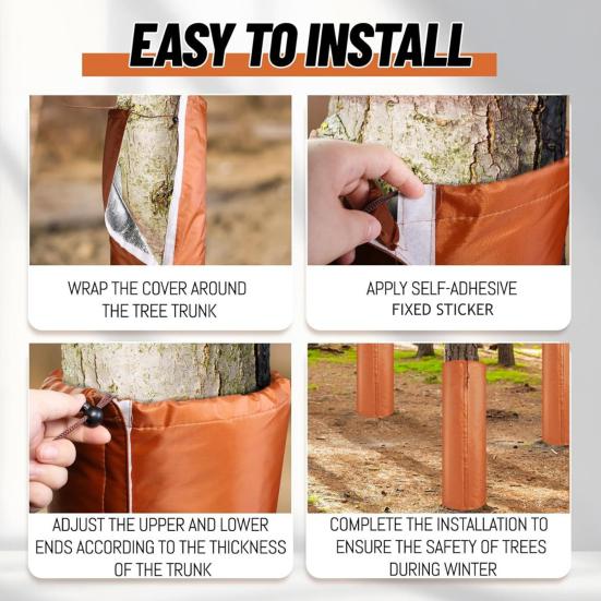 Zimní chránič palmy Izolační kryt kmenu stromu se stahovací šňůrkou Obal kmenu stromu do chladného počasí