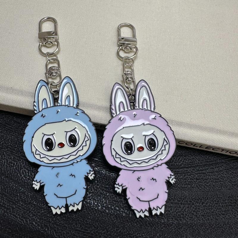 Cartoon Doll Keychain Girls Backpack Pendant Decoration Car Keyring Gift