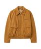 Sperone Suede Signature Crop Jacket (Camel)