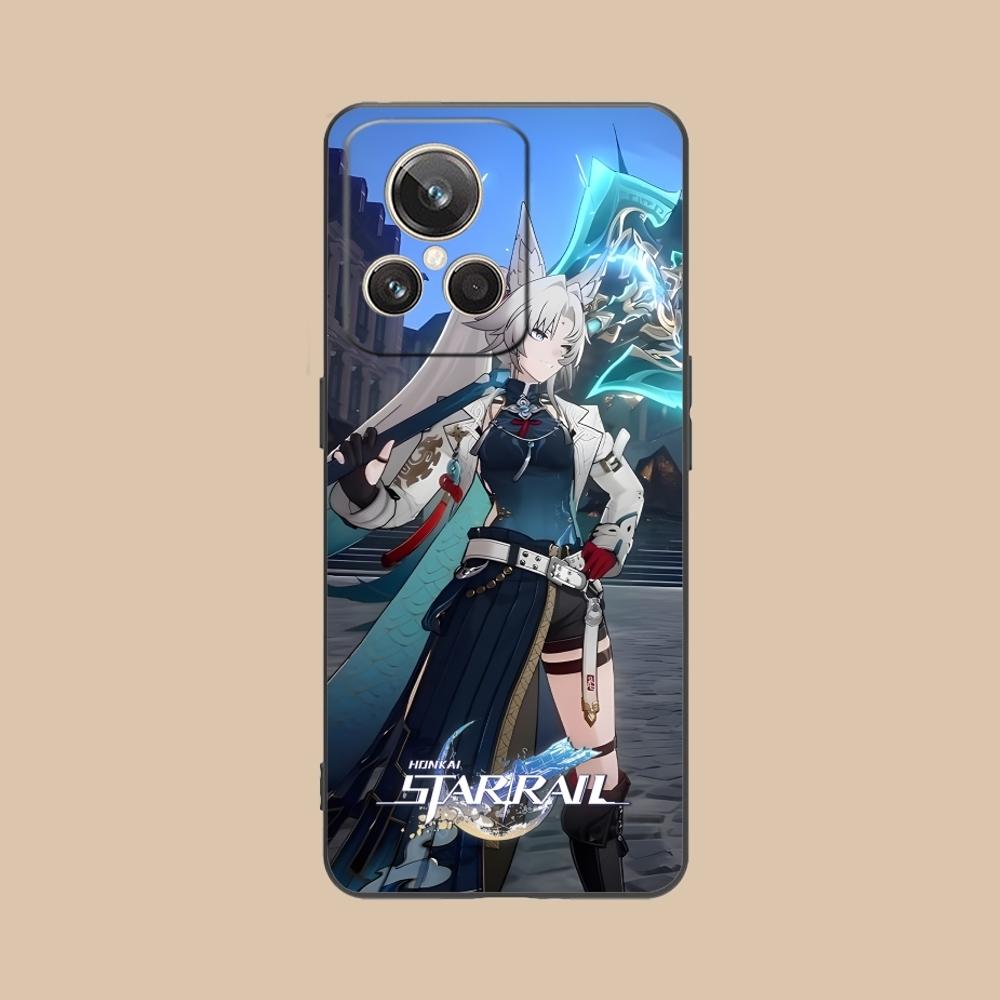 Honkai Star Rail Feixiao Mobile Cell Phone Case for Realme GT 2 9i 8i 7i Pro X50 X2 C35 C21 C20 C11 C3 Black Phone Cover Shell