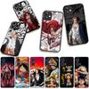 Cover for Apple iPhone 17 16 11 Pro XS Max XR 6 7 8 Plus + 16E SE 2020 2022 Air 5 Phone Case Red Hair Luffy One Piece Shanks
