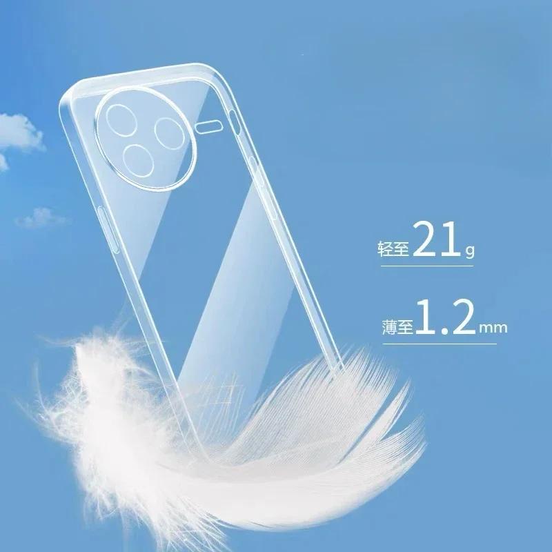 Ultratenké měkké průhledné pouzdro z TPU pro Redmi K80 Pro Ochrana objektivu Měkký silikonový průhledný nárazuvzdorný kryt pro Redmi K70 Ultra K60 Ultra K60 Pro