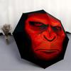 1pc Gorilla Face Auto Open/close, All-Season Portable Folding Umbrella for Women & Men, Travel, Everyday, Formal Events - Compact Luxury Parasol, Outd