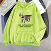 I'm Contaminated with Radiation Meme CAT Hoodies Cartoon Funny Graphic Printing Sweatshirts with Pocket Winter Men Unisex Hoodie