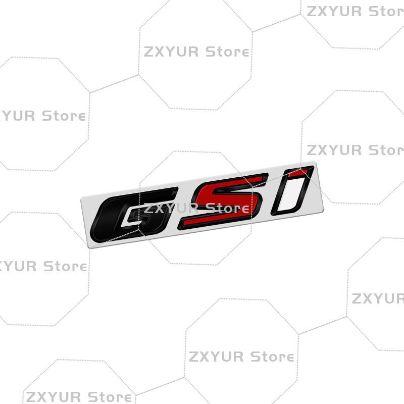 Metal GSI Emblem Car Sticker Letter Badge Decal Body Rear Trunk Decor For Opel Vauxhall Corsa Astra Insignia Meriva Adam Rocks