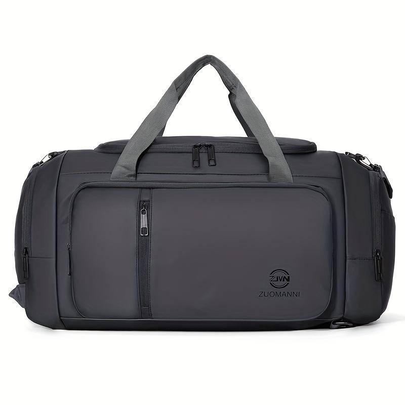Вместительная универсальная дорожная сумка-даффл, портативная повседневная спортивная сумка для фитнеса, многофункциональная сумка для ночевки, унисекс, для ежедневного использования серый