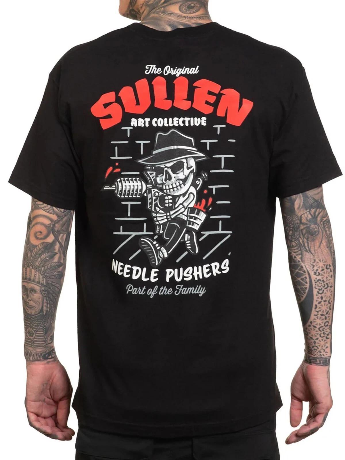 

Sullen Men s Part of the Family Short Sleeve Standard T-shirt Tattoo Style Tee S