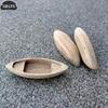 Ocean Landscape Wooden Boat Model Mini Canoe Vintage Decor Fishing Boat Decor Handcrafts Miniatures Boat Model Ornaments