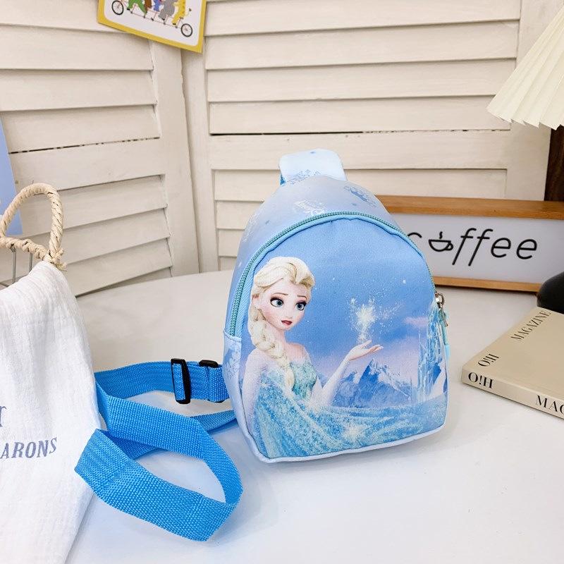 Kids Cartoon Crossbody Bag: Seven Princesses Backpack and Coin Purse