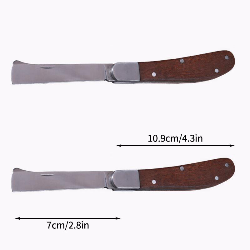 Garden Garden Grafting Knife Foldable Pruning Knife Stainless Steel Bonsai Plant Pruning Tool Garden Pruning Seedling Tree Knife