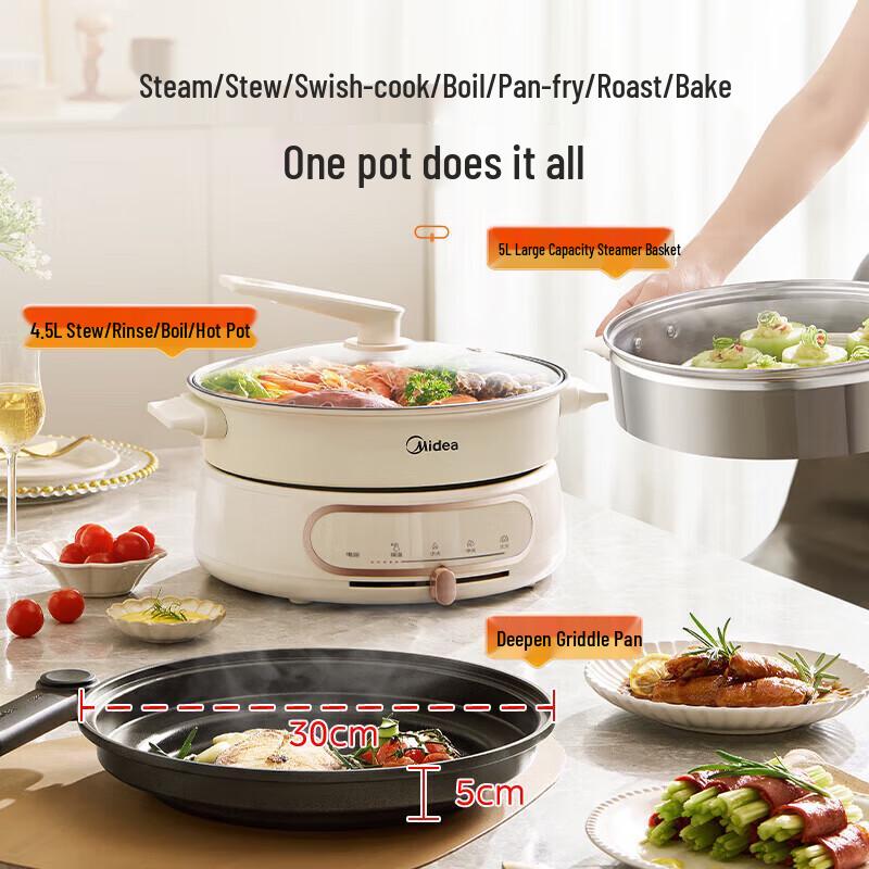 Midea 9.5L Multi-Function Electric Hot Pot
