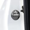 4PCS Car-Styling car door lock cover Auto Emblems Case For Mitsubishi Asx Lancer Outlander Pajero Ralliart