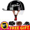 Retro Motorcycle Helmet DOT Certification Protection Cap Vintage Men Women Baseball Cap Half Helmet Riding Racing Moto Helmets