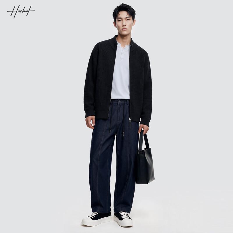 HERBEL Men's Textured Cardigan