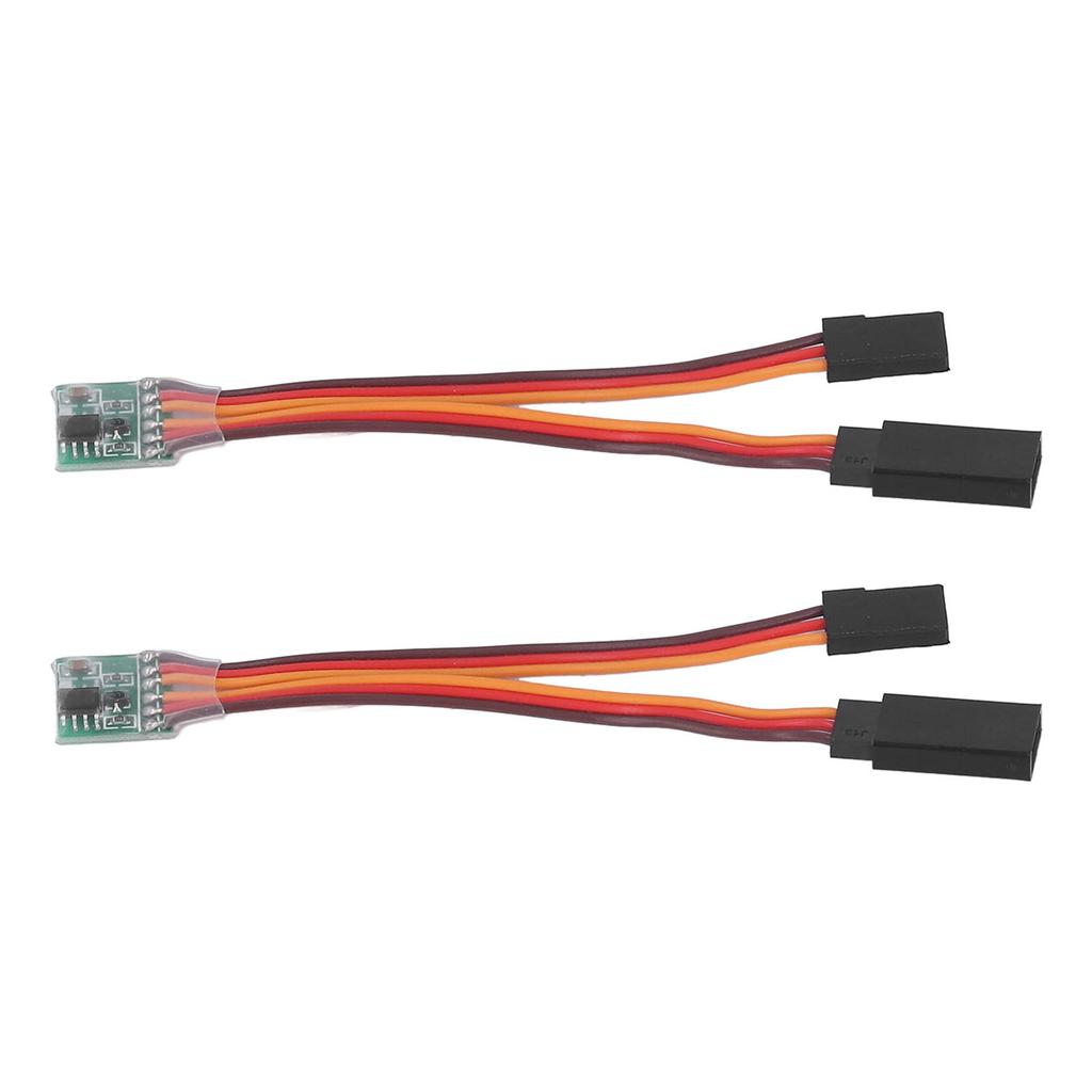 2PCS Universal RC Servo Signal Reverser Rotation Inverter for RC Aircraft Airplane Steering Gear