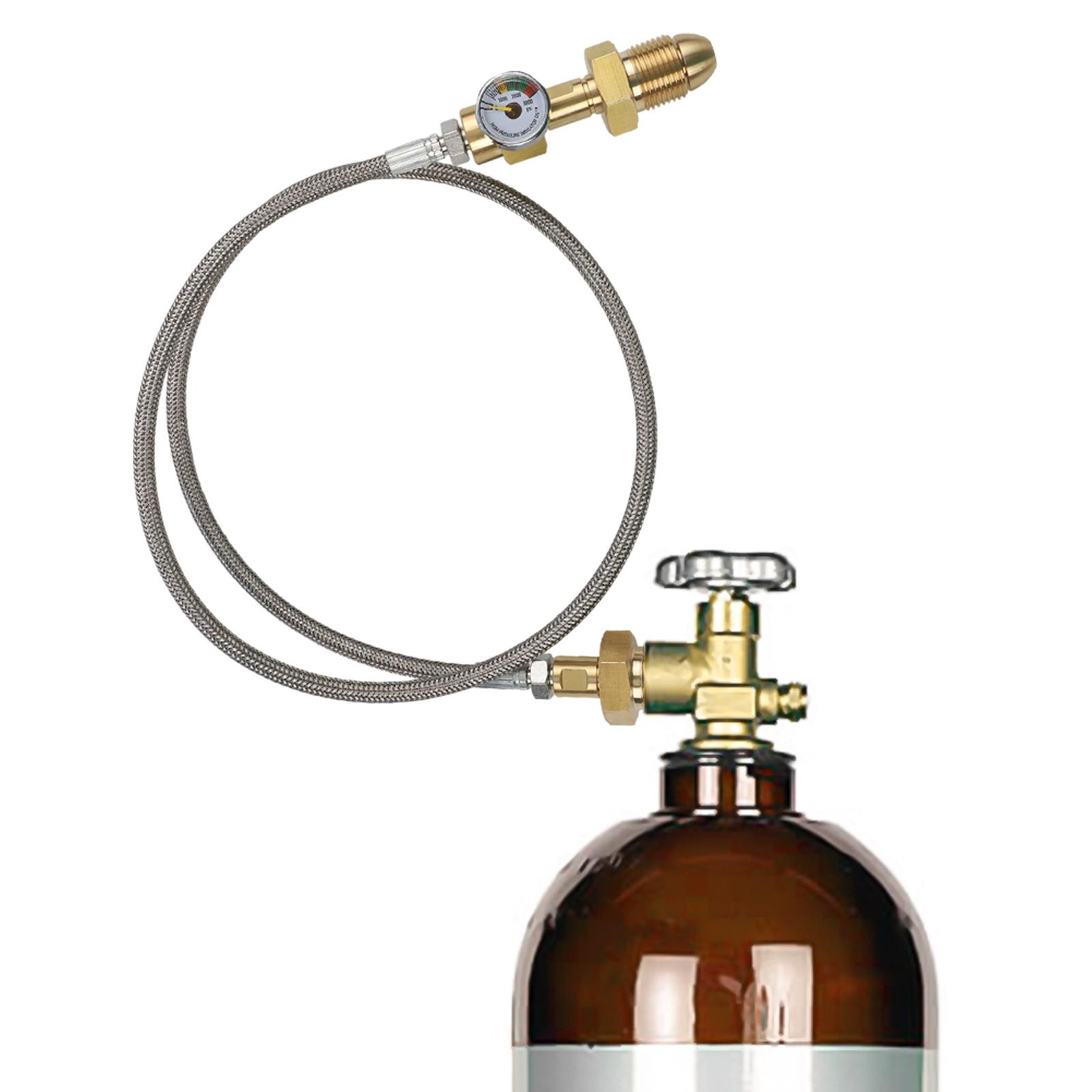 

Connect To The Argon Tank For G 5/8in RH INT Argon Cylinder Connecting Hose G 5/8in Accessories 2000 Psi 90 Cm China Mainland