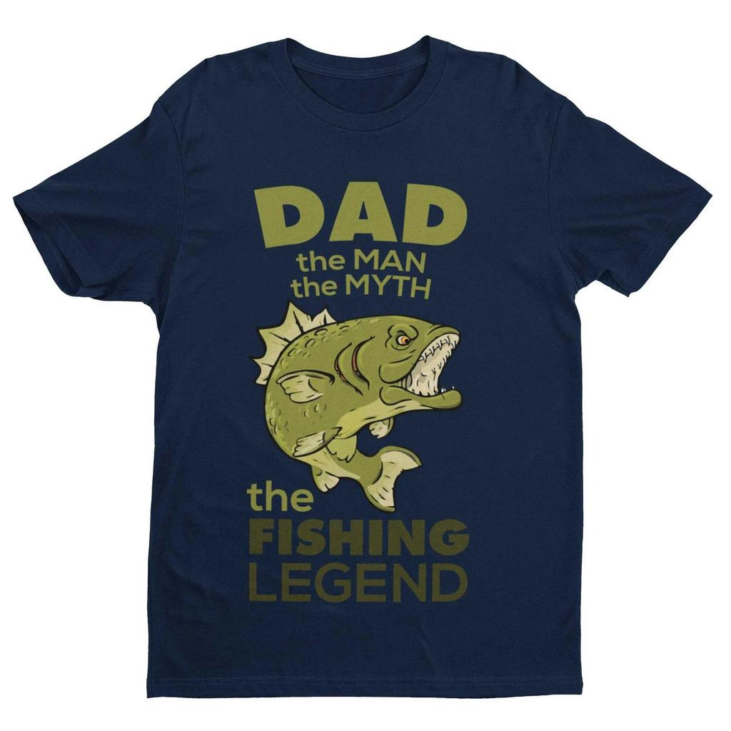 Funny Fishing T Shirt Dad The Man The Myth The Fishing Legend Fisherman Gift