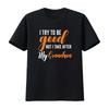 I Try To Be Good But Take After My Grandma Kids Boys Girls T Shirt Vintage Washed Designer Clothes Fashion Slightly Homme