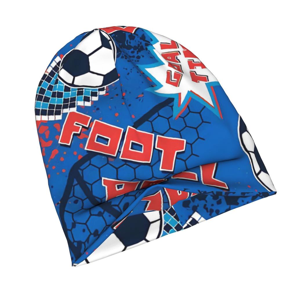 Football Urban-Inspired Adult Beanie Fits Well with Layered Looks, Morning Coffee Walks, Or Creative Spaces with Artistic Vibes