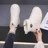 Snow Boots Women's  Winter New Soft Leather Piled Thickened Northeast Non-Slip Cotton Shoes Warm Retro Fashion Cotton Boots