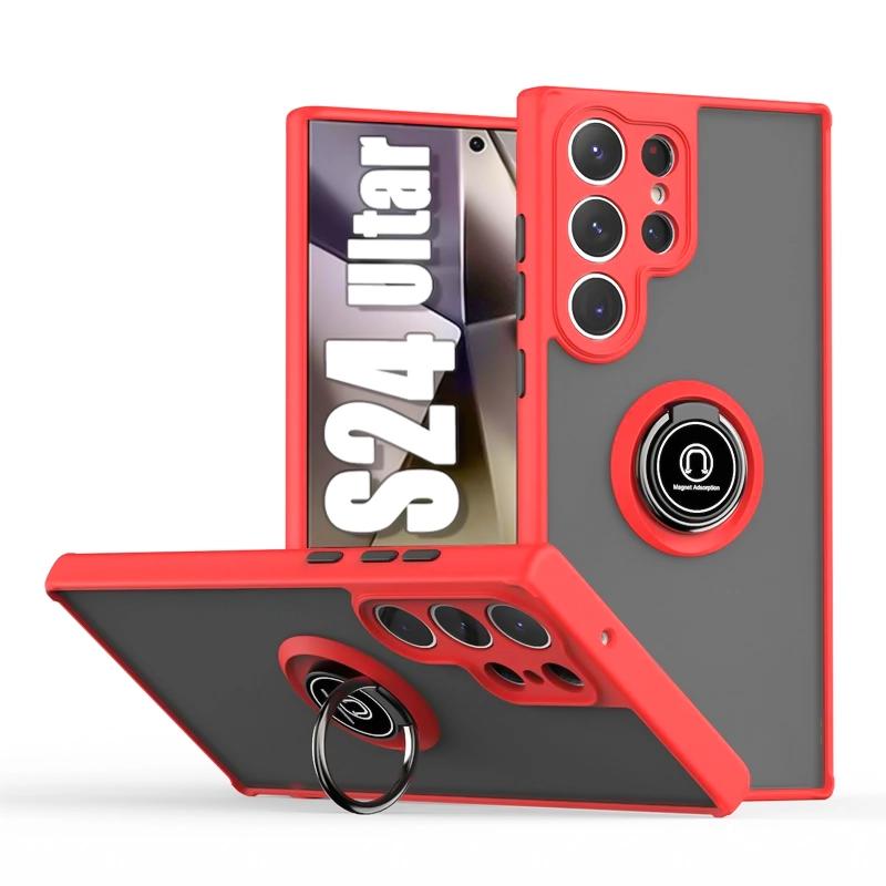 Magnetic Case For Samsung Galaxy S25 S24 S23 S21 S20 Ultra FE Ring Holder Funda For Samsung S24 S22 Note 10 Plus 20 Ultra Cover