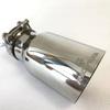 RE Exhaust Tip 304 Stainless Steel Angled Single Tube Automobile Exhaust Nozzle 2.5 Inches 4.5 Inches  Automobile Modification