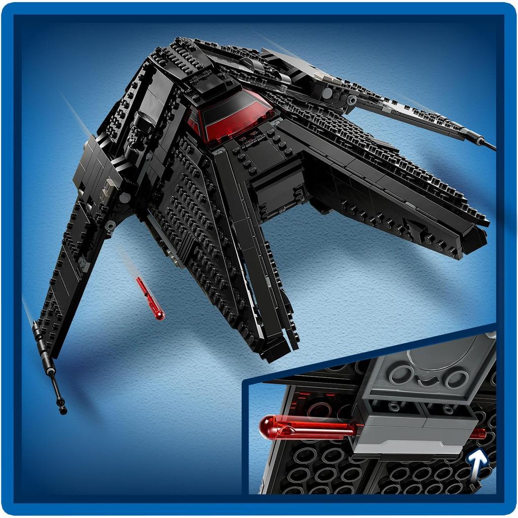 LEGO Star Wars Inquisitor Transport Ship Scythe 75336 Toy Block Present Space Ship Boat for Boys Ages 9 and Up (TM)