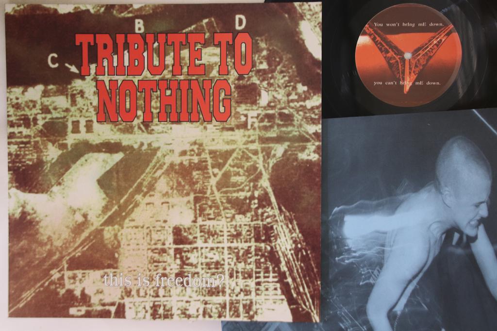 LP Record TRIBUTE TO NOTHING - This Is Freedom? HUSH002 LOQUACIOUS 2000 UK Rock Used