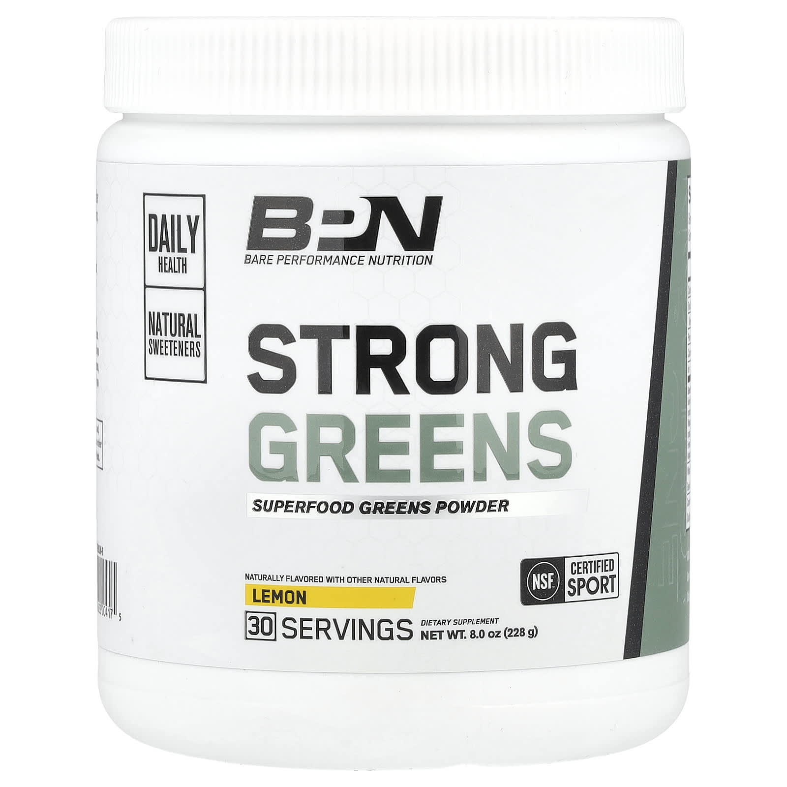 

BPN, Strong Greens, Superfood Greens Powder, Lemon, 7.9 oz (224 g)