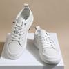2025 Leather Board Shoes Men's Trendy One-pedal Casual Shoes First Layer Cowhide Fashion Trend Versatile White Shoes