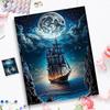 CHENISTORY Abstract Paint By Numbers Handpainted Canvas Painting Starry Sky Painting By Numbers For Living Room Wall Home Decora